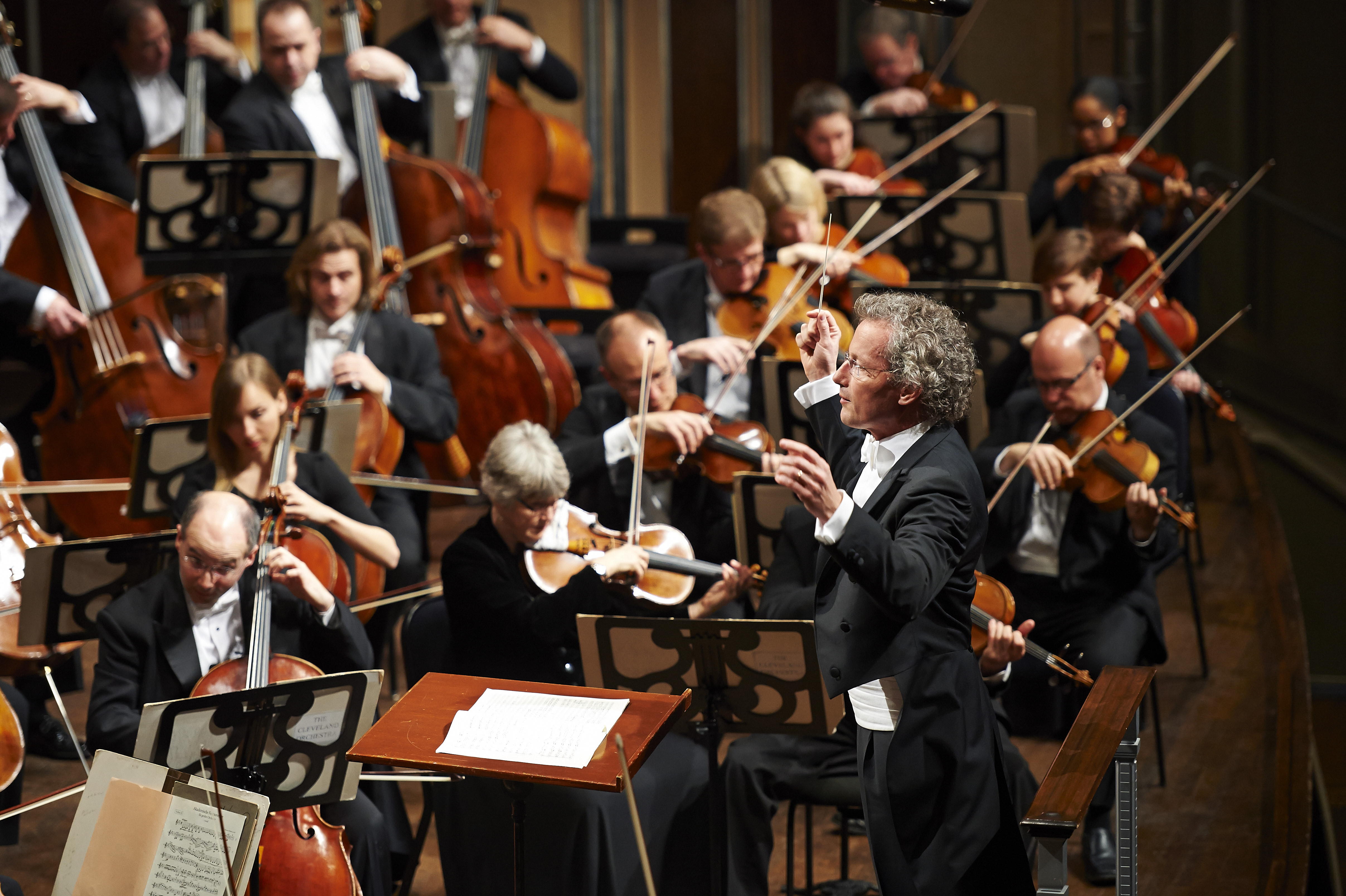 Conductor Franz Welser-Möst with The Cleveland Orchestra