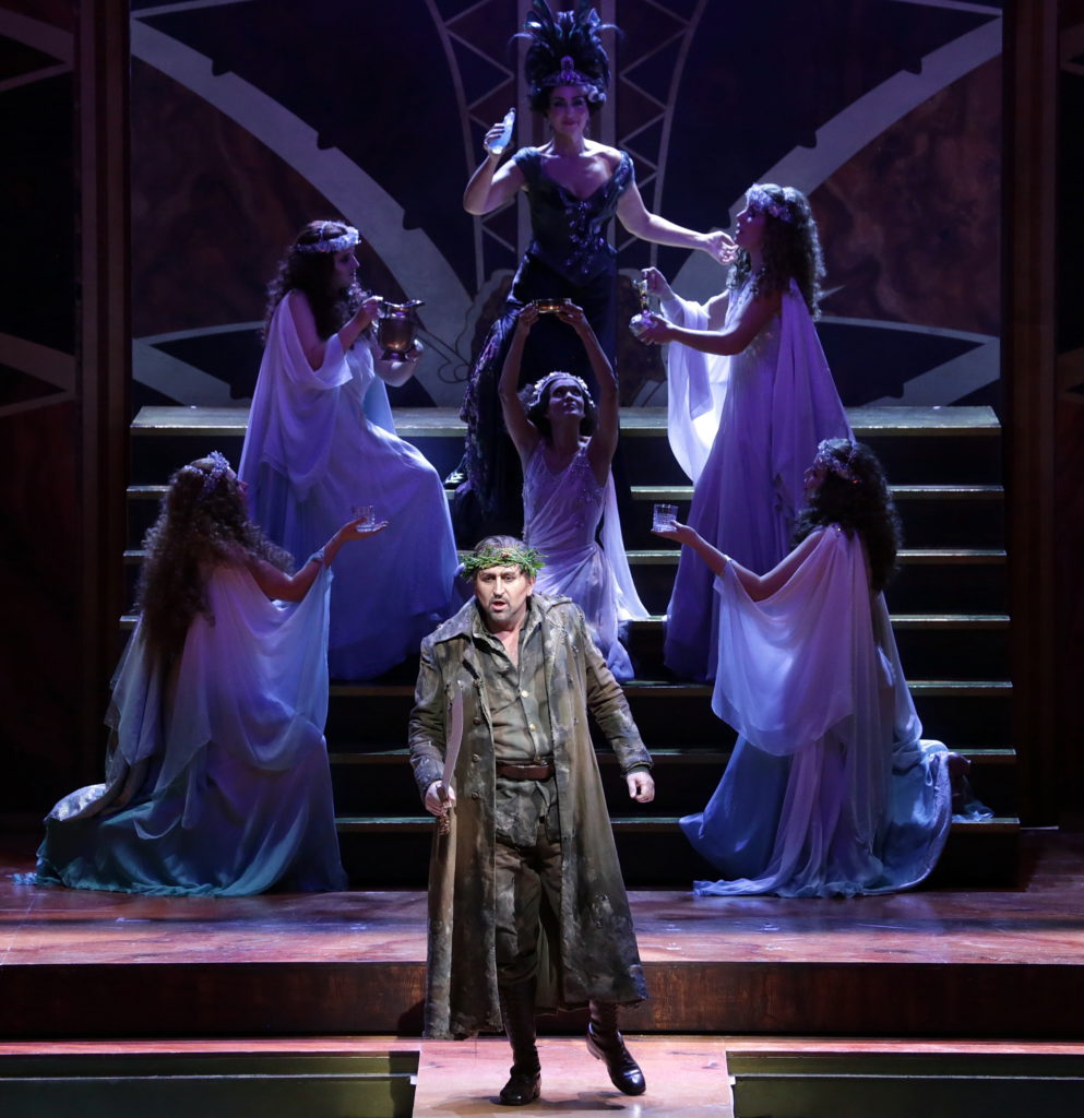 Die Ägyptische Helena at Teatro alla Scala with Franz Welser-Möst, Ricarda Merbeth, Andreas Schager, Eva Mei, Thomas Hampson u.a.staging Sven-Eric Bechtolf
