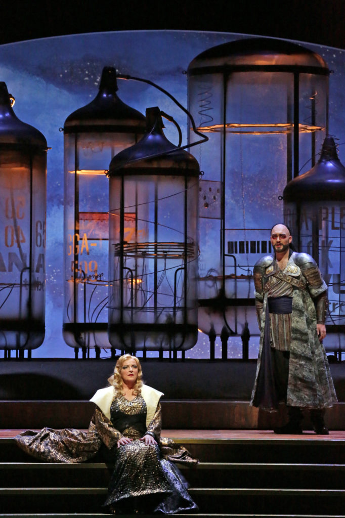 Die Ägyptische Helena at Teatro alla Scala with Franz Welser-Möst, Ricarda Merbeth, Andreas Schager, Eva Mei, Thomas Hampson u.a.staging Sven-Eric Bechtolf