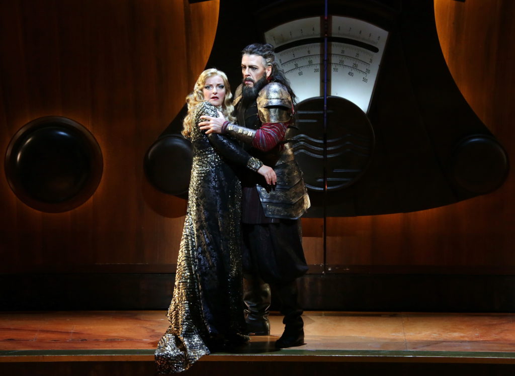 Die Ägyptische Helena at Teatro alla Scala with Franz Welser-Möst, Ricarda Merbeth, Andreas Schager, Eva Mei, Thomas Hampson u.a.staging Sven-Eric Bechtolf