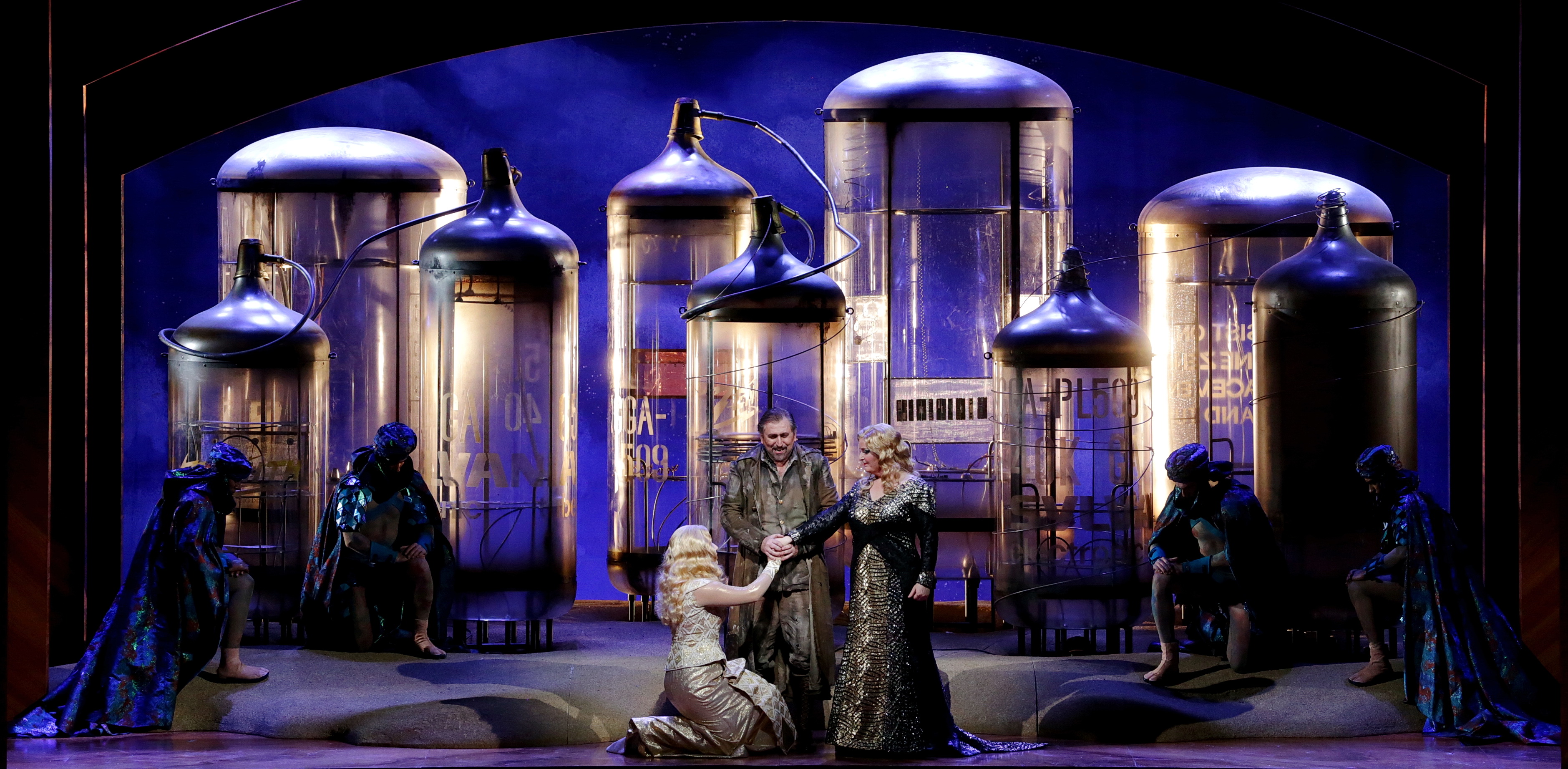 Die Ägyptische Helena at Teatro alla Scala with Franz Welser-Möst, Ricarda Merbeth, Andreas Schager, Eva Mei, Thomas Hampson u.a.staging Sven-Eric Bechtolf