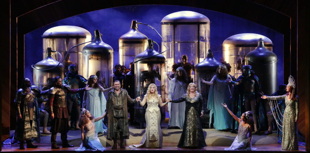 Die Ägyptische Helena at Teatro alla Scala with Franz Welser-Möst, Ricarda Merbeth, Andreas Schager, Eva Mei, Thomas Hampson u.a.staging Sven-Eric Bechtolf