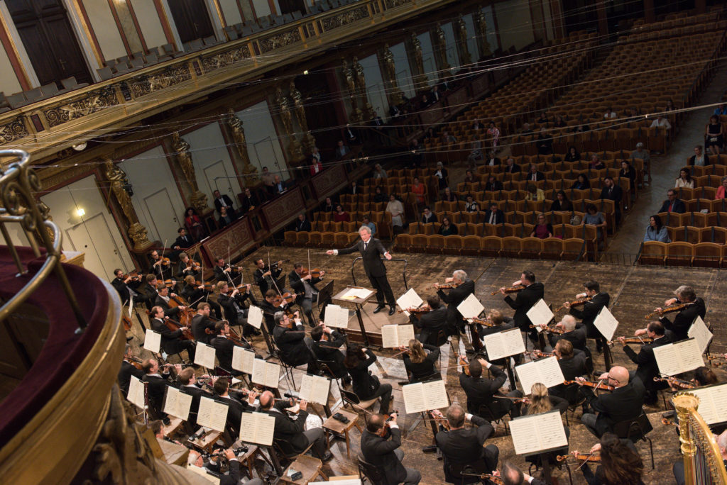 Franz Welser-Möst und die Wiener Philharmoniker im Juni 2020 Post-Corona im Musikverein Wien
