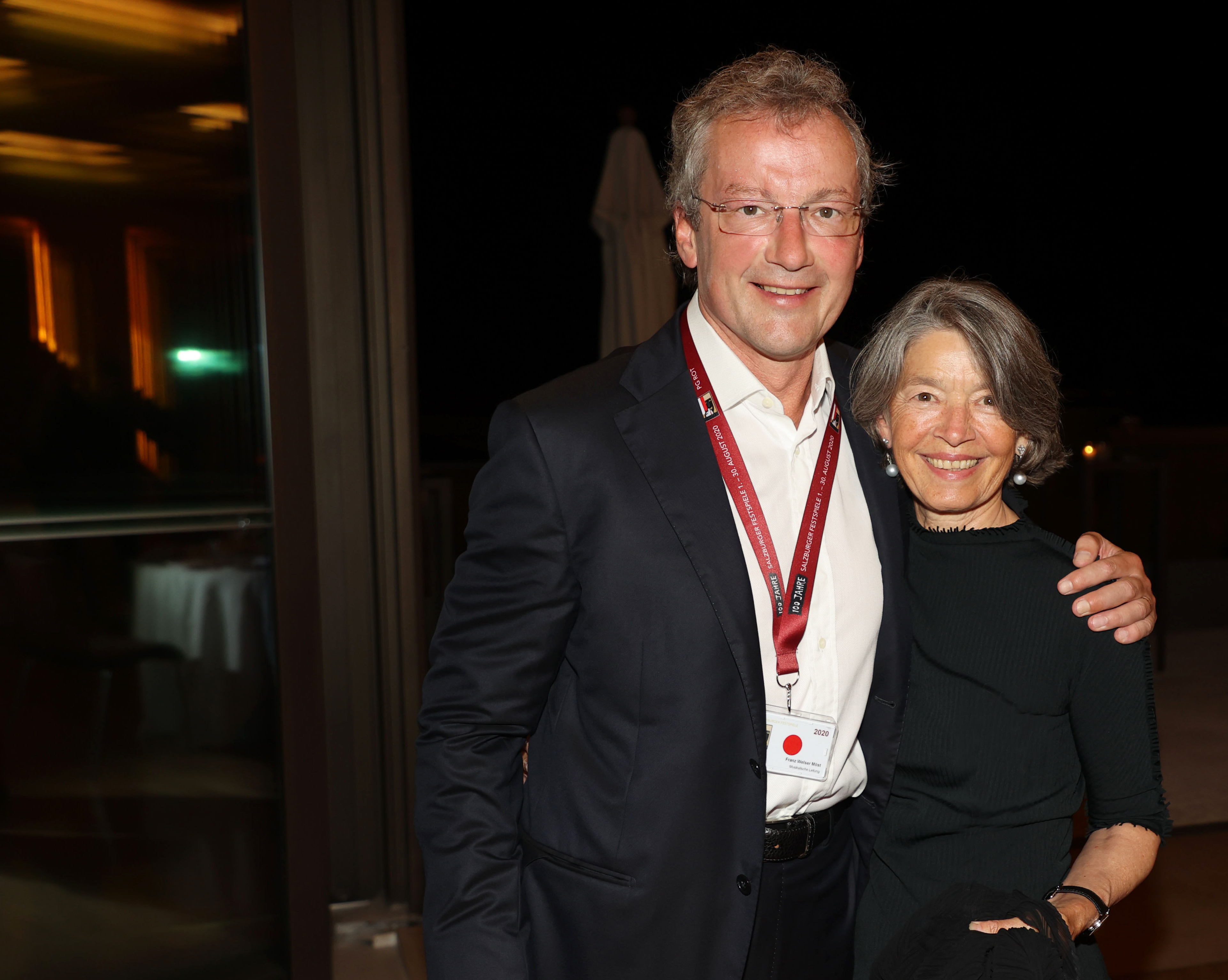 Geburtstagsempfang für Dirigent Franz Welser Möst zum 60. Geburtstag Salzburger Festspiele 2020